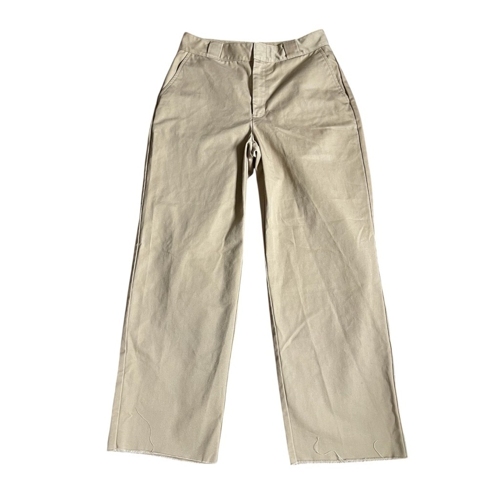 TNA Khaki Twill Wide Leg Pants US 8